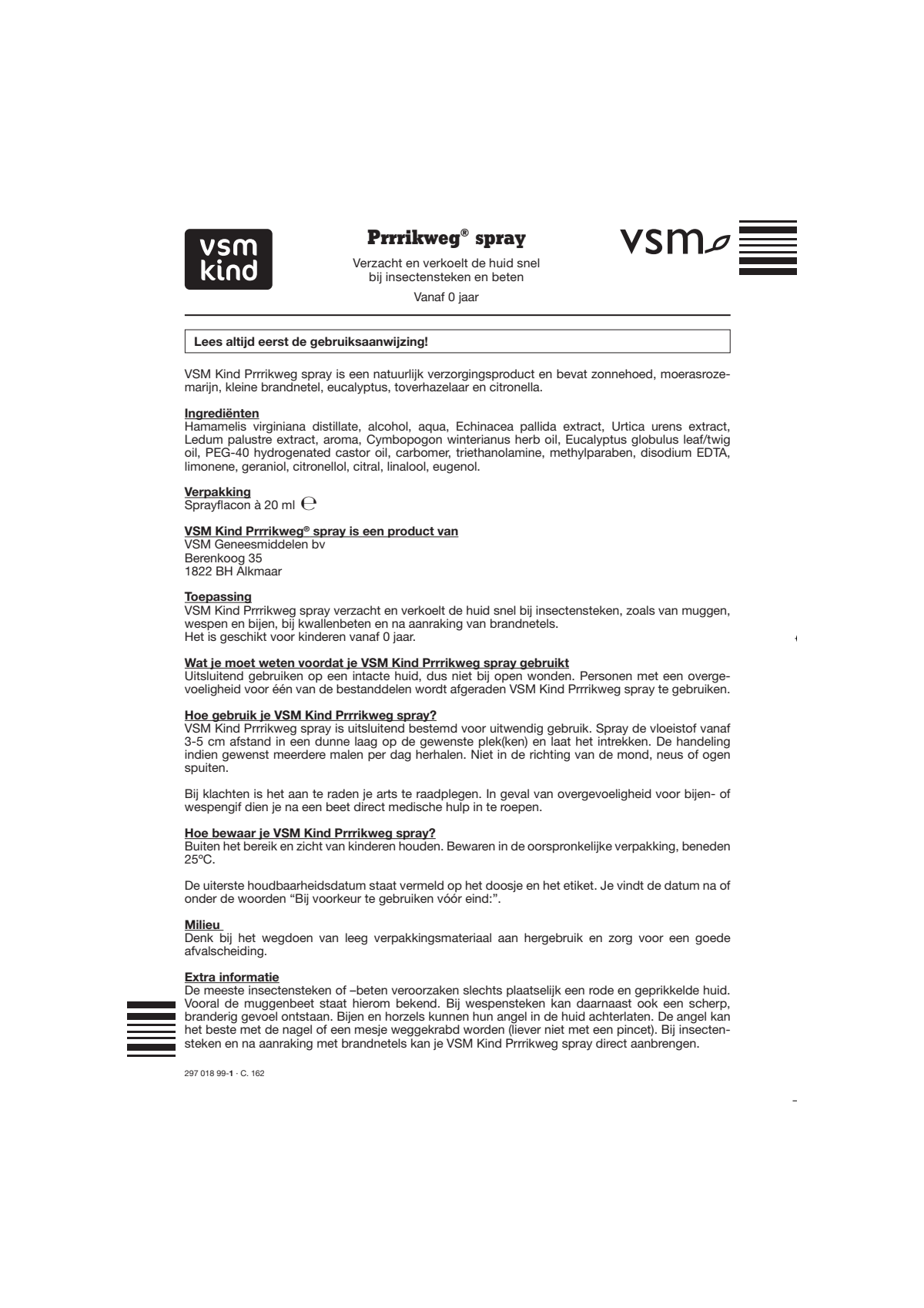 Kind Prrrikweg Spray afbeelding van document #1, instructions
