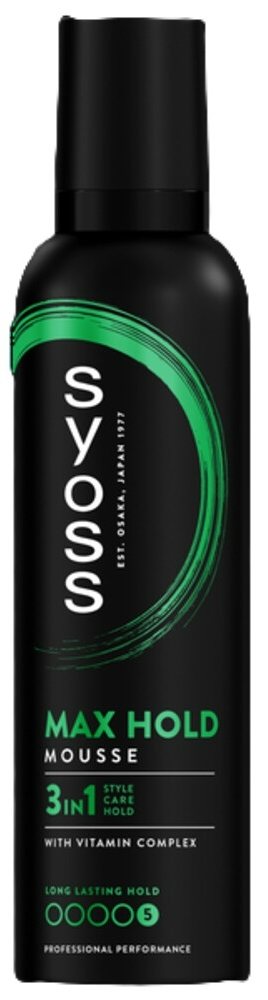 Syoss 3in1 Max Hold Mousse Hold 5