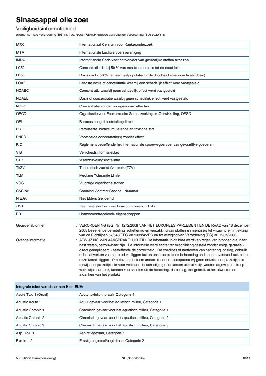 Essentiële Olie Sinaasappel afbeelding van document #13, label