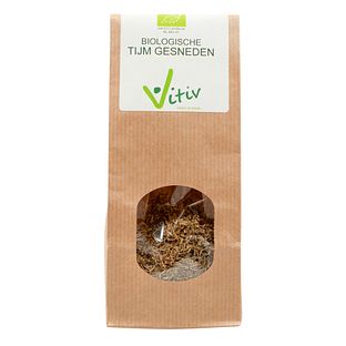 Vitiv Biologische Tijm Gesneden 25GR Vitiv Biologische Tijm Gesneden 25GR
