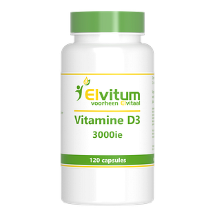 Elvitum Vitamine D3 3000 IE Capsules 120CP