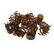 Hair Mode Mini Haarklemmen Bruin 10ST