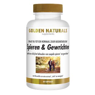 Golden Naturals Spieren En Gewrichten Capsules 60CP
