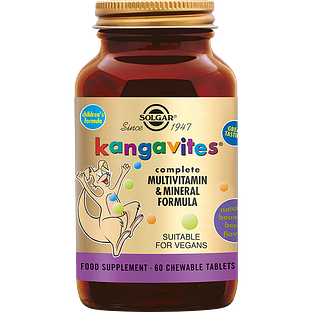 Solgar Kangavites™ Bouncing Berry Multivitamine kauwtabletten voor Kinderen 60KTB
