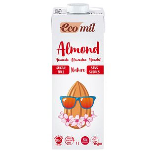 EcoMil Amandeldrank Naturel Bio 1LT