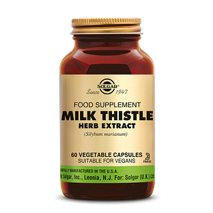 Solgar Milk Thistle Herb Extract (Mariadistel) Capsules 60VCP