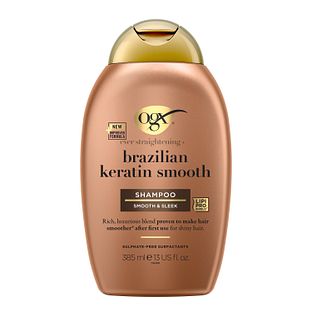 OGX Shampoo Ever Straight Brazilian Keratin Smooth 385ML