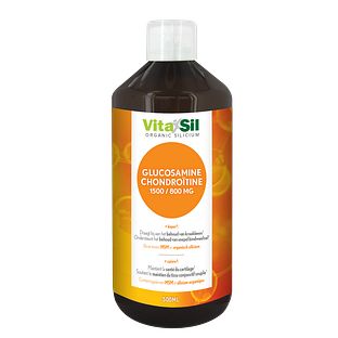 Vitasil Glucosamine Chondroïtine 1500/800 MG – Kraakbeen en bindweefsel - 500ML