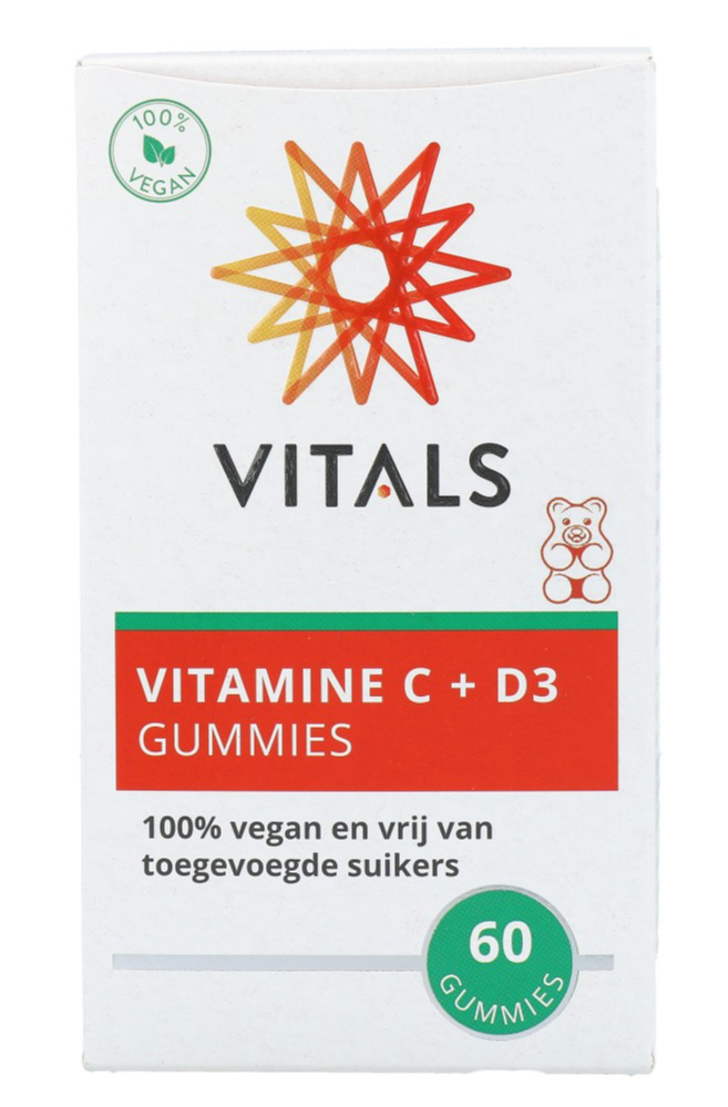 Vitals Vitamine C + D3 Gummies 60ST