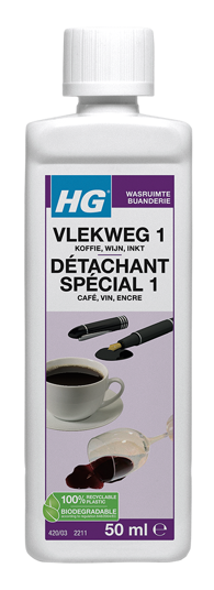 HG Textiel Vlekweg Koffie/Wijn/Inkt