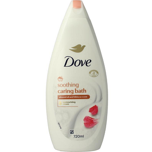 Dove Soothing Caring Almond Oil & Hibiscus Bath Cream 750ML