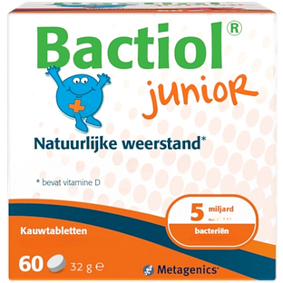 Metagenics Bactiol Junior Kauwtabletten 60KTB