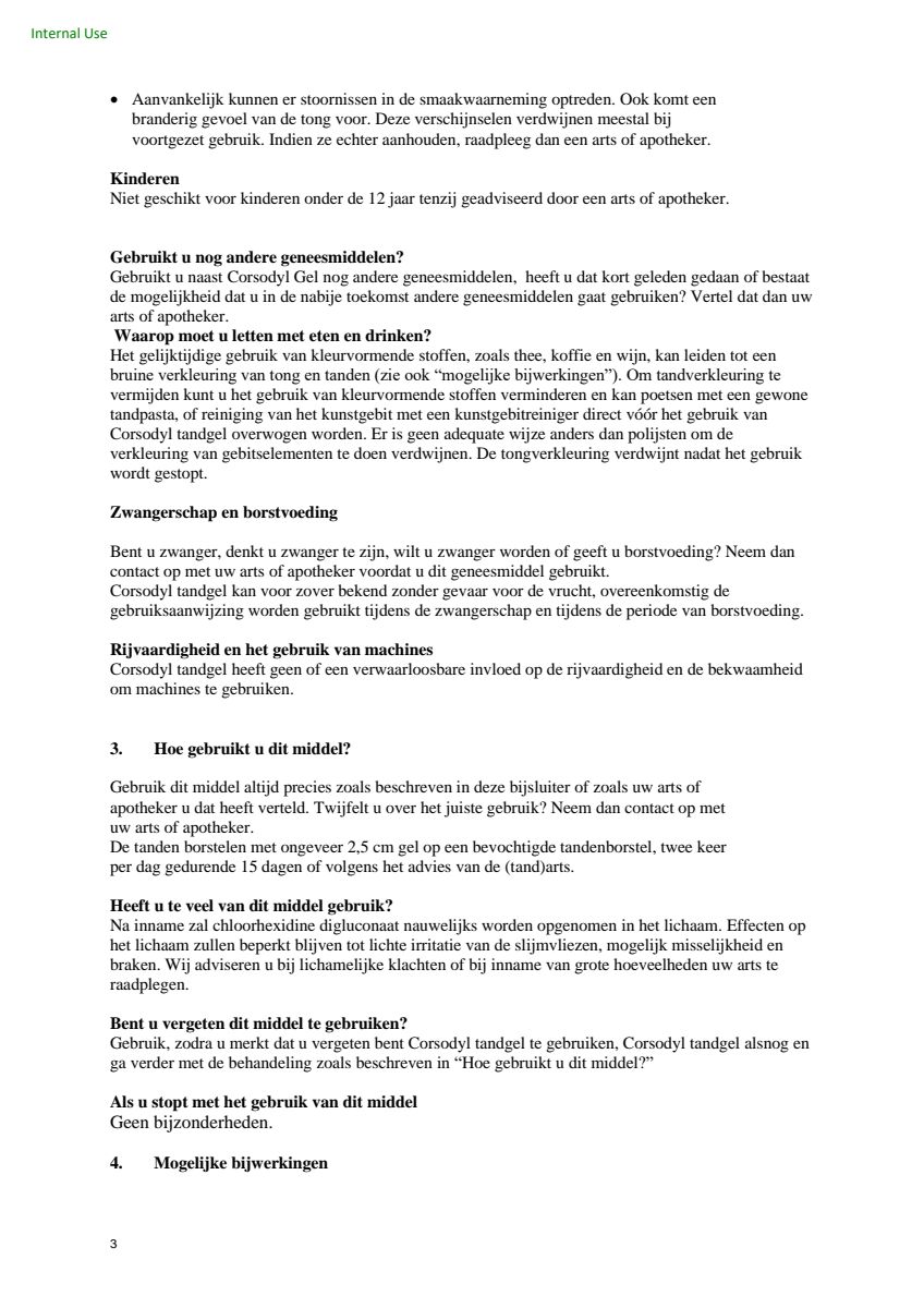 Tandgel - voor het doelgericht voorkomen van tandvlees ontsteking afbeelding van document #3, leaflet