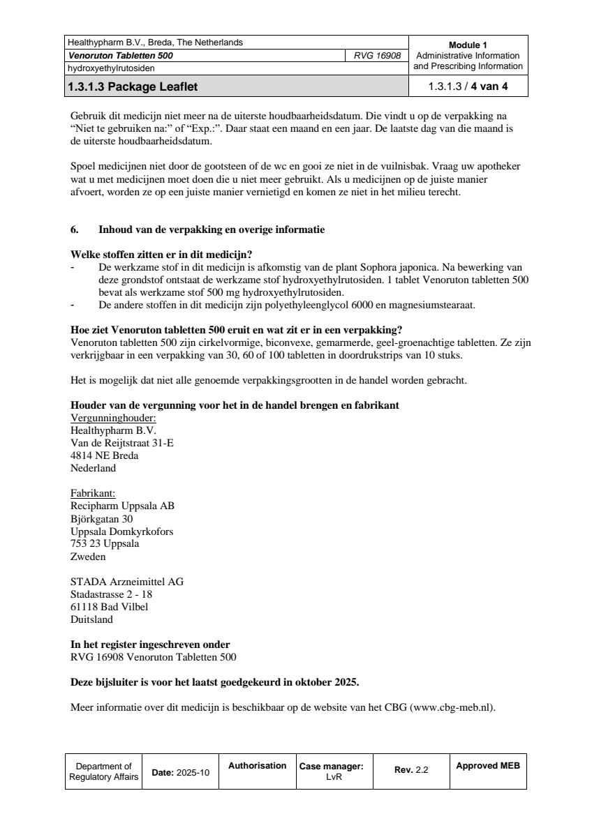 500mg Tabletten afbeelding van document #4, leaflet