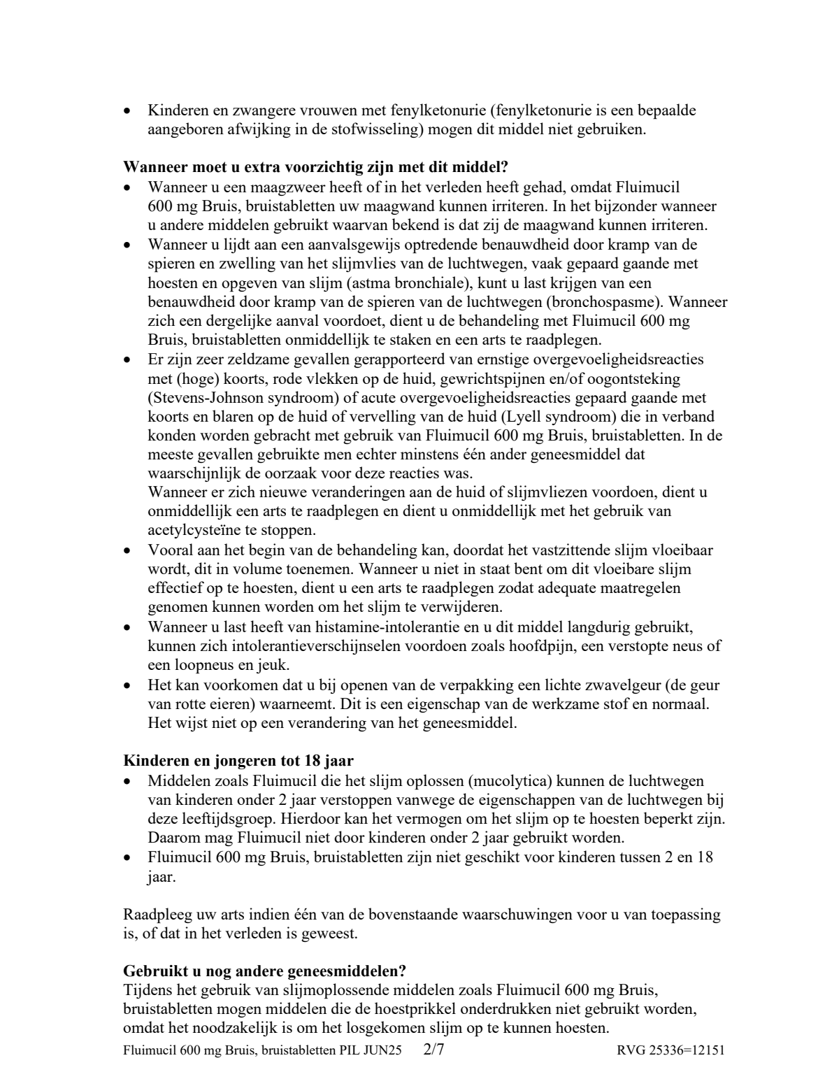 600mg Bruistabletten afbeelding van document #2, leaflet