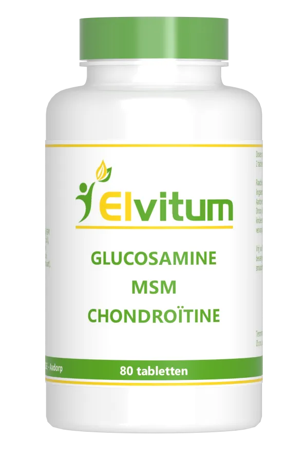 Elvitum Glucosamine MSM Chondroïtine Tabletten 80TB