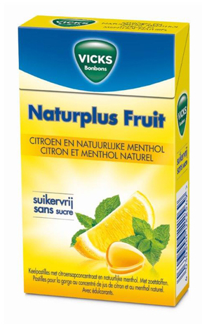 Vicks Citroen Menthol Suikervrij afbeelding