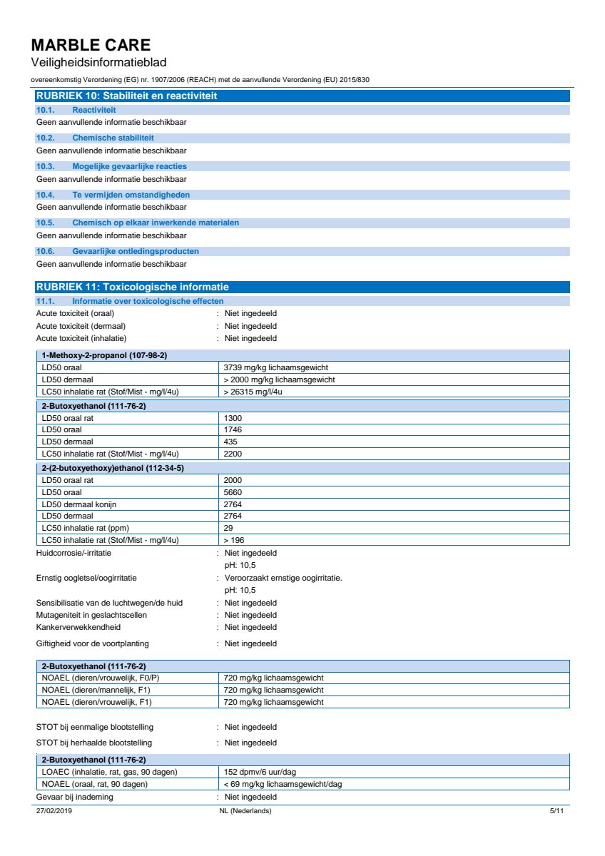 Marble Care Marmer Reiniger afbeelding van document #5, info_folder