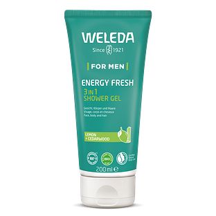 Weleda Men 3in1 Energy Fresh Douchegel 200ML Weleda Men 3in1 Energy Fresh Douchegel 200ML