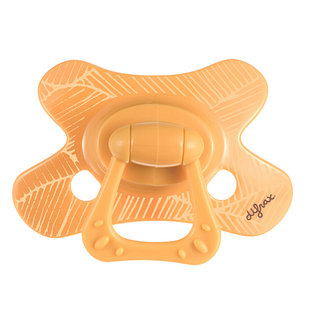 Difrax Fopspeen Natural 12+ Maanden Apricot Veins 1ST Difrax Fopspeen Natural 12+ Maanden Apricot Veins 1ST