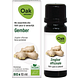 Oak Organic Gember Olie 10ML Verpakking met flesje ernaast