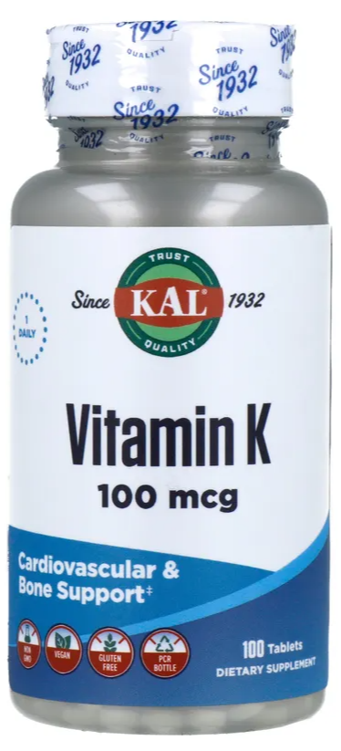Kal Vitamine K1 100mcg Tabletten 100TB