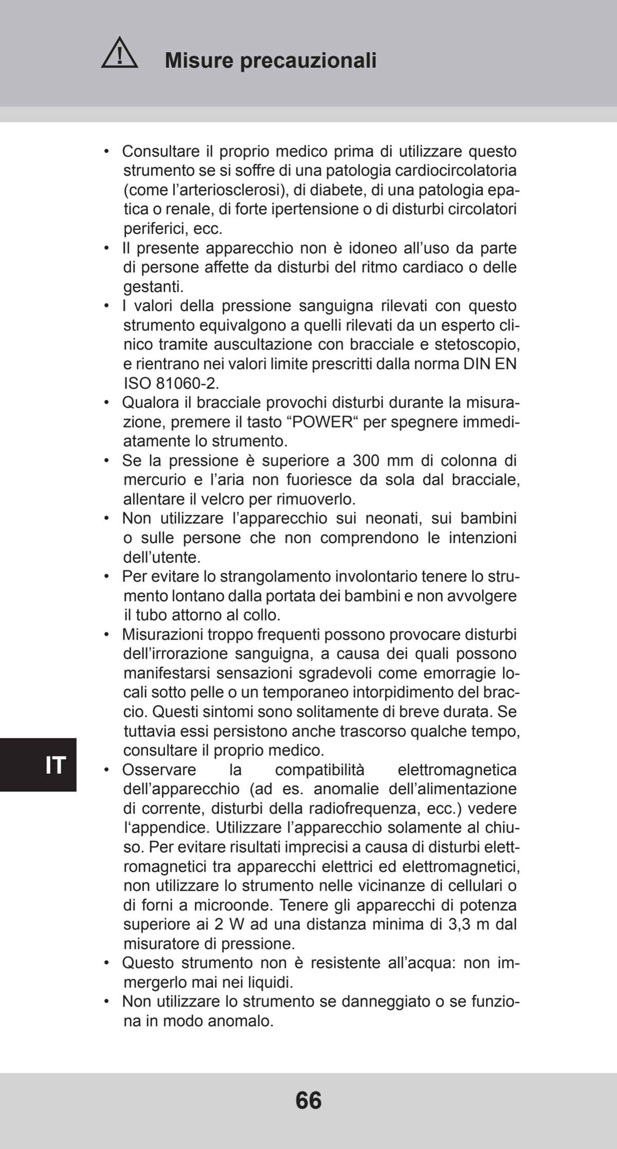 Bovenarm Bloeddrukmeter Desktop afbeelding van document #66, instructions