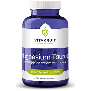 Vitakruid Magnesium Tauraat met Vitamine B6 (P-5-P) 180VCP