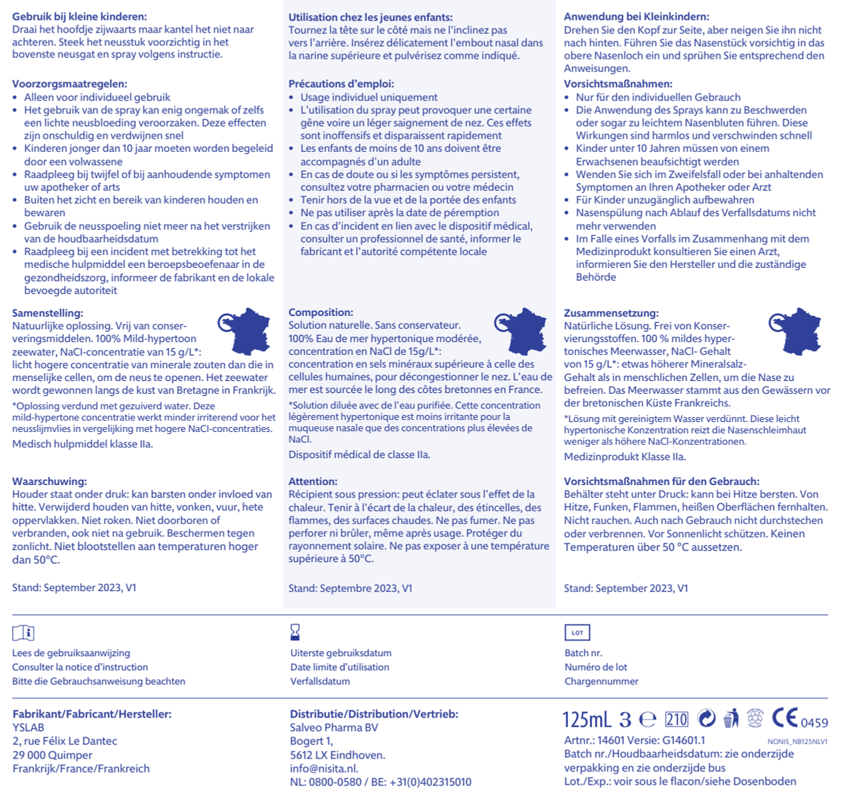 Neusspoeling Mild-Hypertoon - opent en reinigt de verstopte neus afbeelding van document #2, instructions
