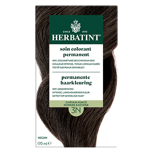 Herbatint Permanente Haarkleuring Donker-Kastanje 3N 170ML