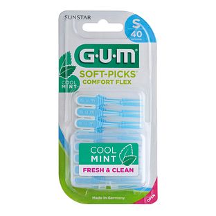 GUM Soft Picks Comfort Flex Cool Mint Small 40ST