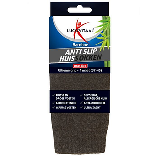 Lucovitaal Anti Slip Huissokken 1PR