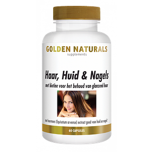 Golden Naturals Haar Huid & Nagels Capsules 60VCP