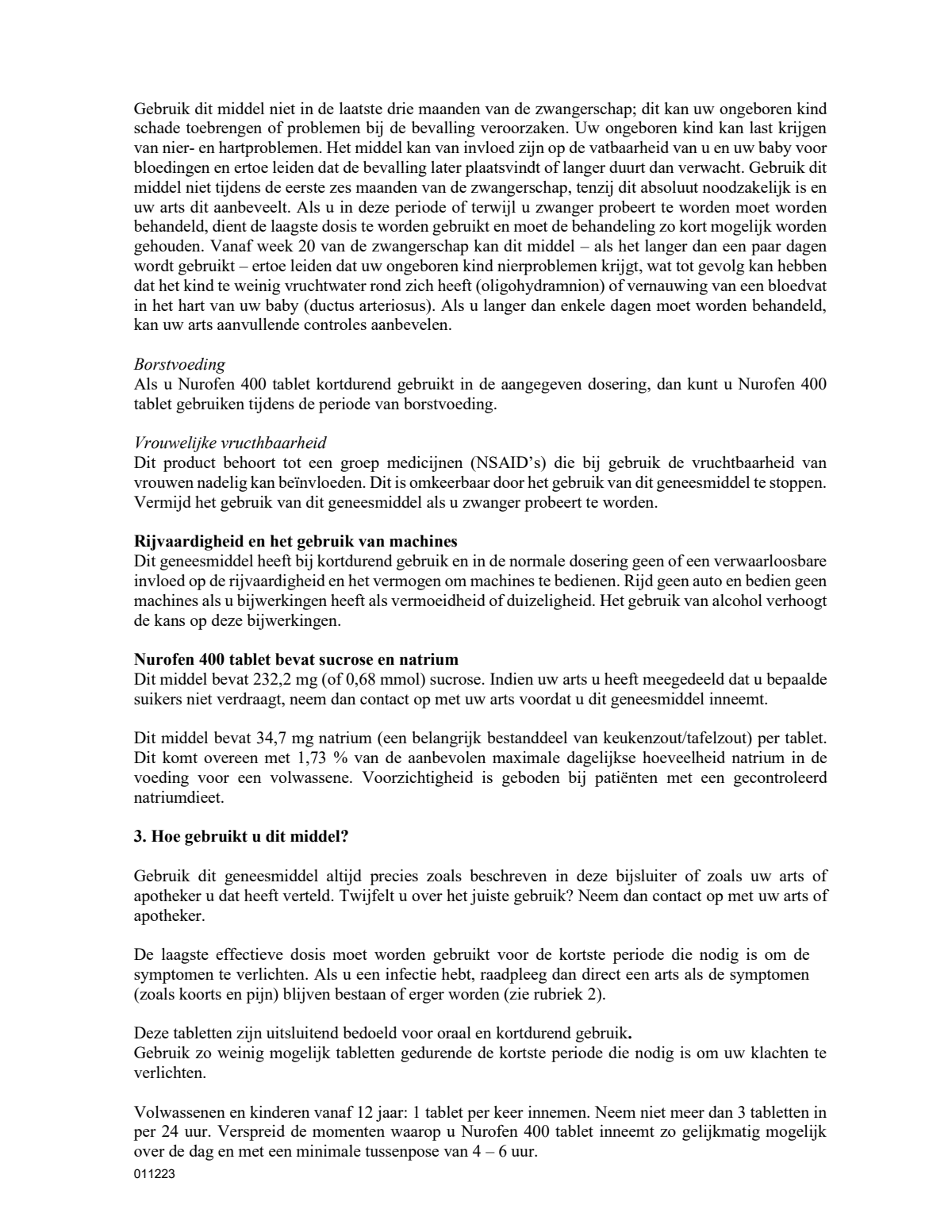 400mg Tabletten afbeelding van document #4, leaflet