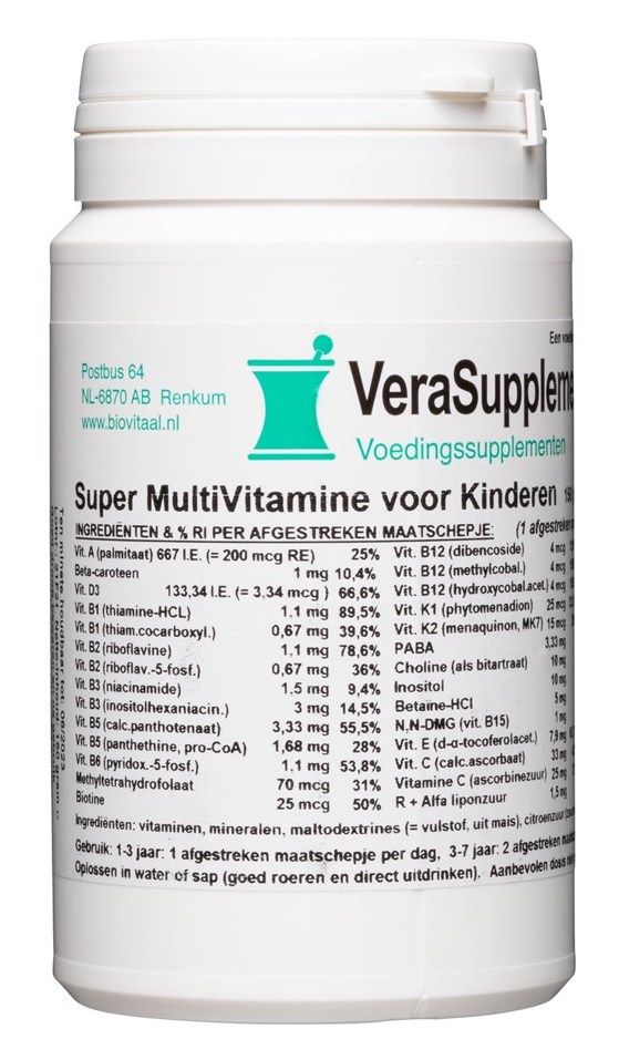 VeraSupplements Super Multi Kinderen Poeder 150GR