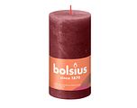 Bolsius Rustiek Stompkaars Red Velvet 130/68 1ST