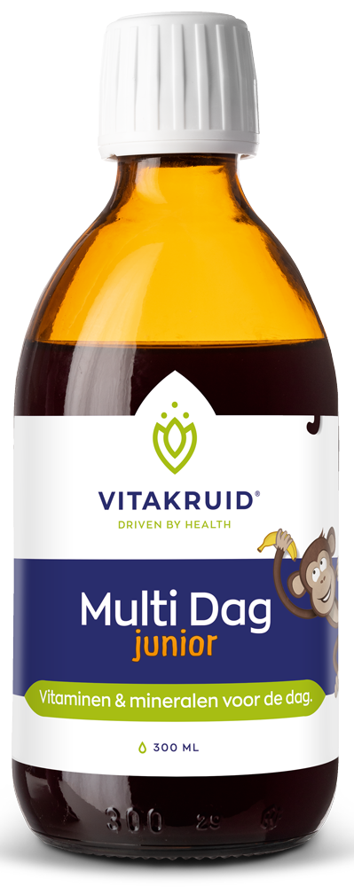 Vitakruid Multi Dag Junior 100% Vegan Druppels 300ML