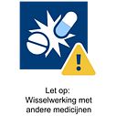 Let op: Wisselwerking met andere medicijnen