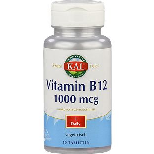 Kal Vitamine B12 1000mcg Tabletten 50TB Kal Vitamine B12 1000mcg Tabletten 50TB