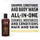 American Crew 3-In-1 Energizing Shampoo, Conditioner & Bodywash Gember 450ML Sfeerbeeld 2 met uitleg over het product