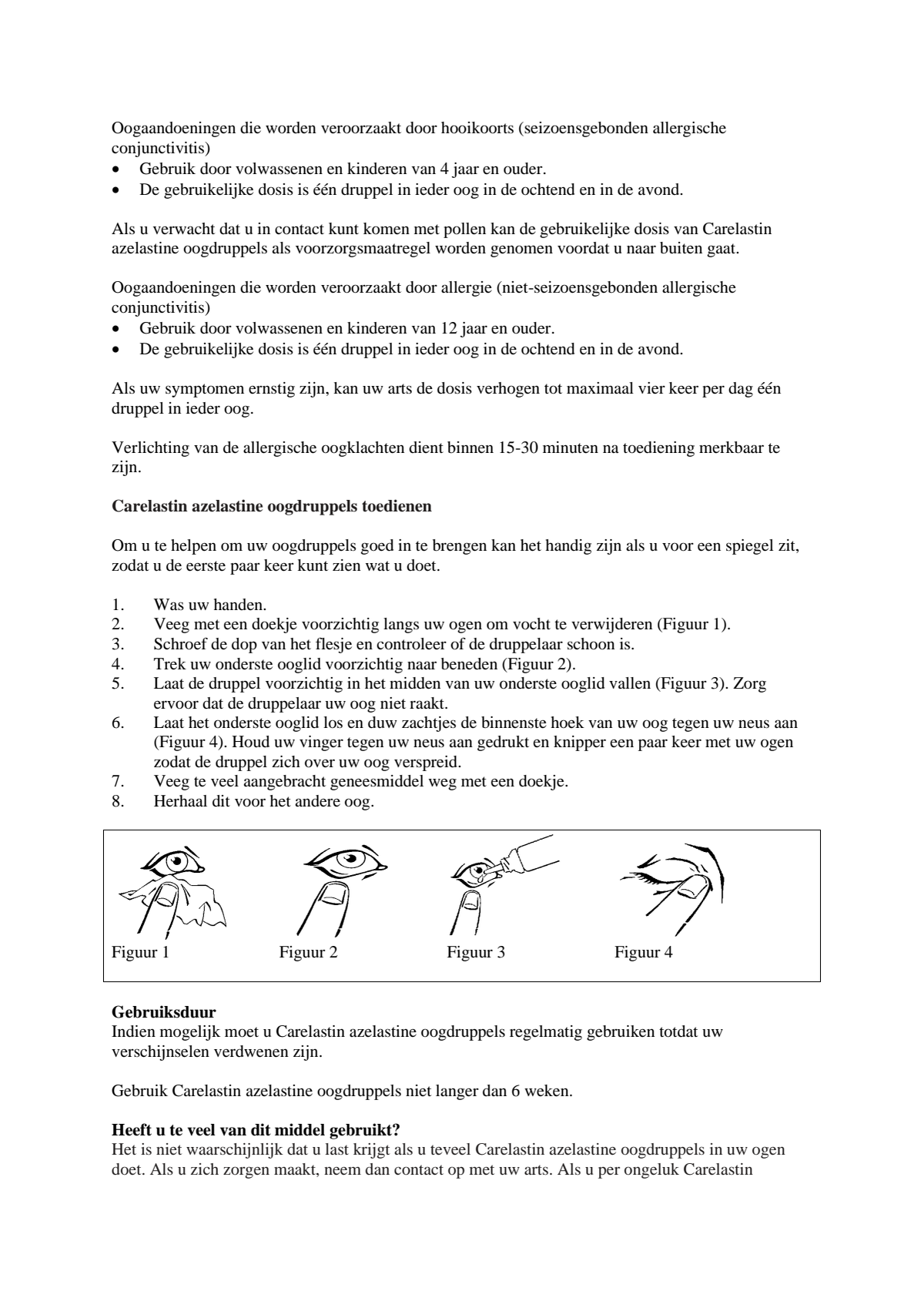 Azelastine Oogdruppels afbeelding van document #3, leaflet