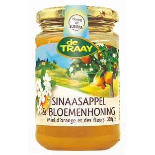 De Traay Sinaasappel & Bloemenhoning 350GR