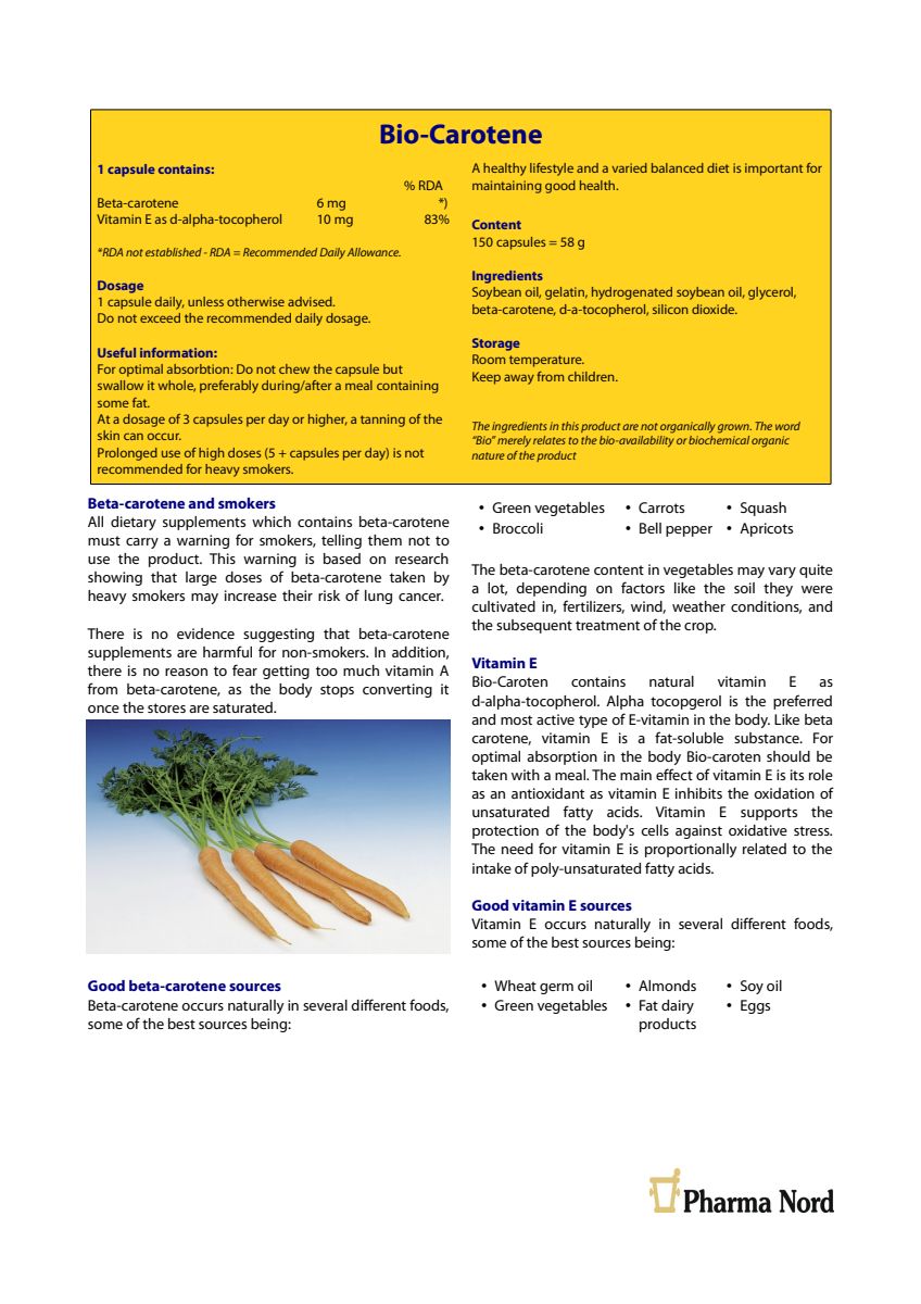 Bio-Caroteen Capsules afbeelding van document #2, info_folder