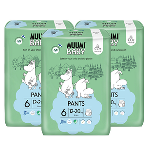 Moomin Baby Ecologische Luierbroekjes 6 Junior Voordeelverpakking 3x36ST