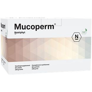 Nutriphyt Mucoperm Zakjes 60st 240GR Nutriphyt Mucoperm Zakjes 60st 240GR