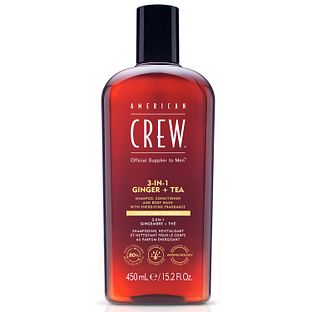 American Crew 3-In-1 Energizing Shampoo, Conditioner & Bodywash Gember 450ML
