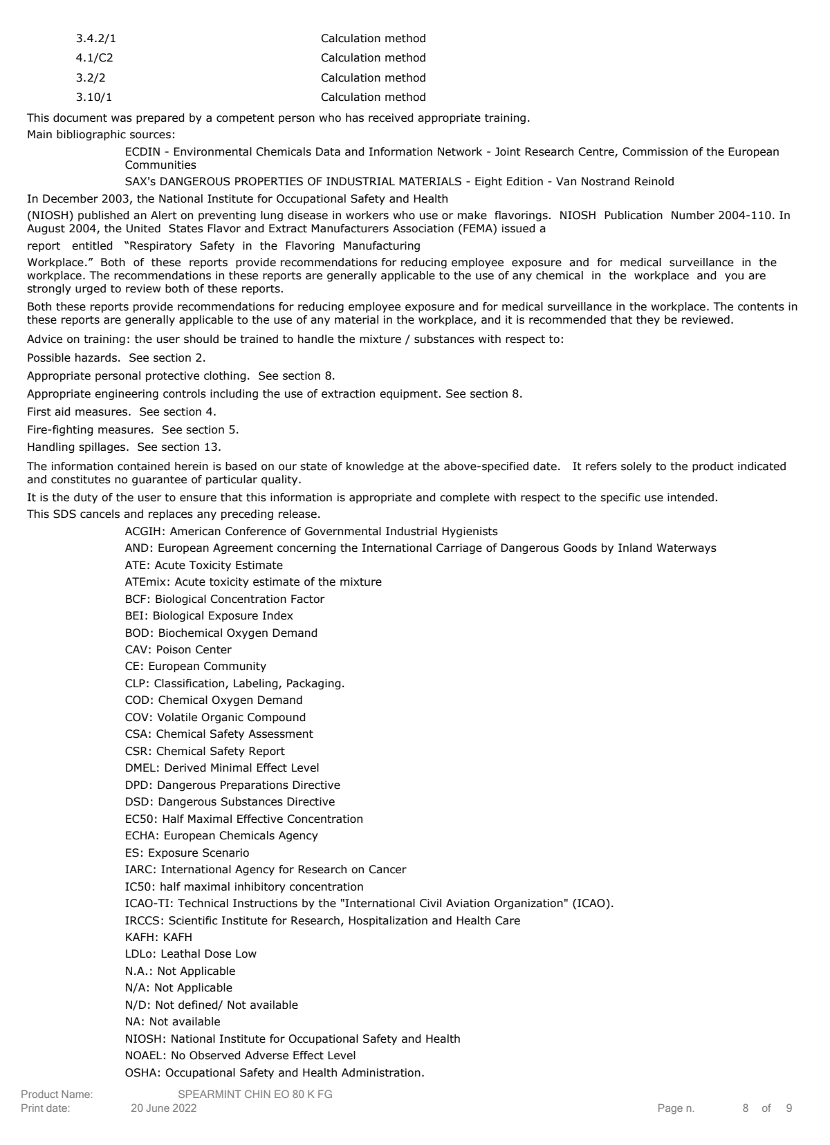 Essentiële Olie Kruizemunt afbeelding van document #8, label