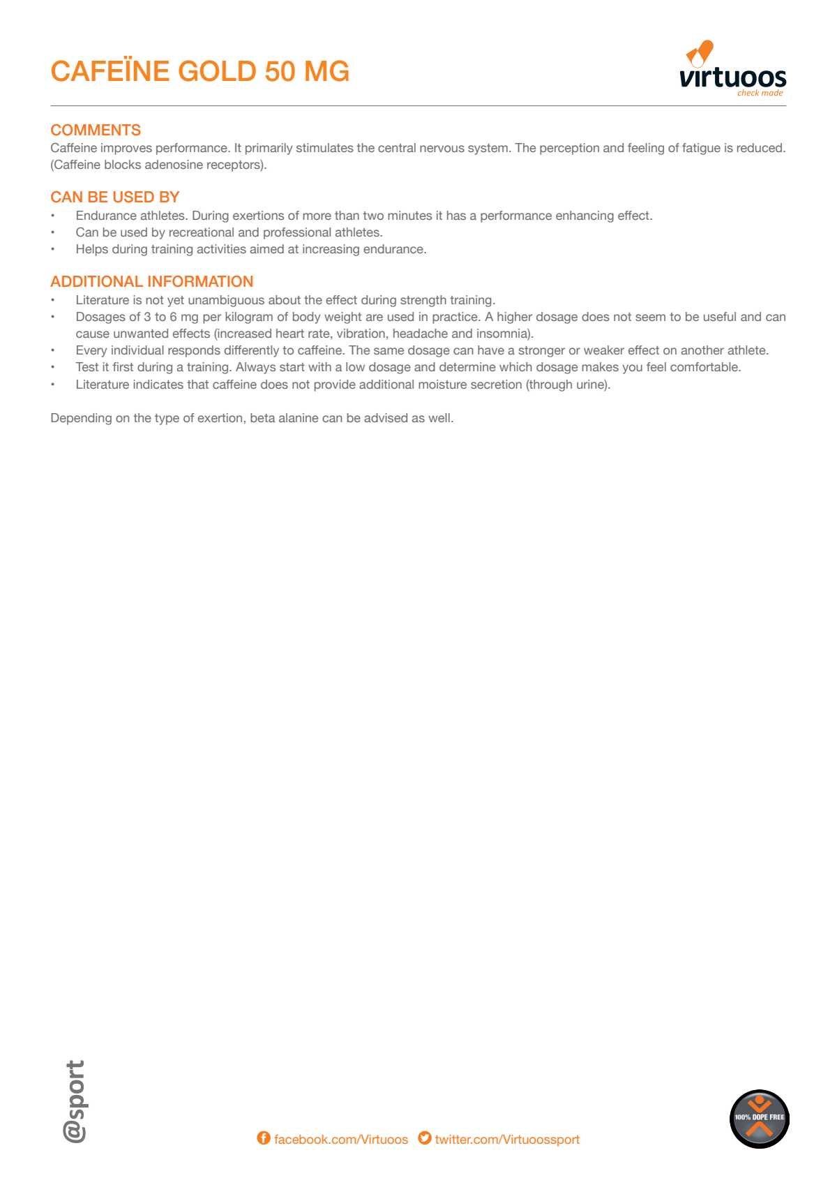 Cafeïne Gold Capsules afbeelding van document #3, label