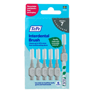 TePe Interdentale Rager Original Grijs 1,3mm 6ST