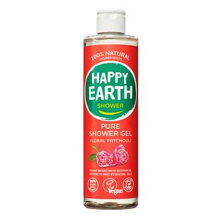 Happy Earth 100% Natural Shower Gel Floral Patchouli 300ML